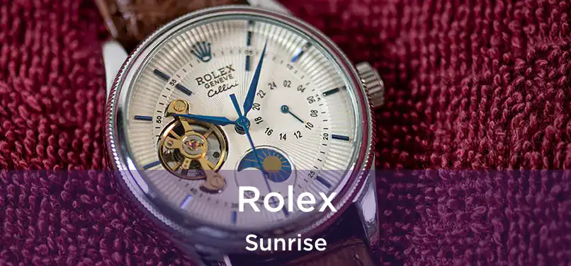 Rolex Sunrise
